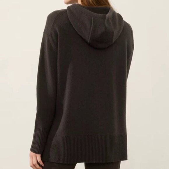 Athleta | Alpine Wool-Cashmere Hoodie Sweater In Black - Picture 14 of 15